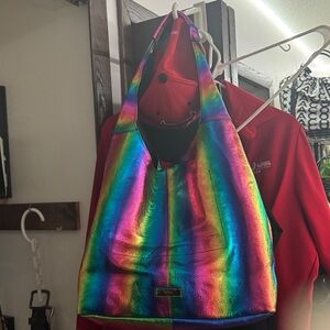 Sharif leather Hobo Bag with Pouch NWT